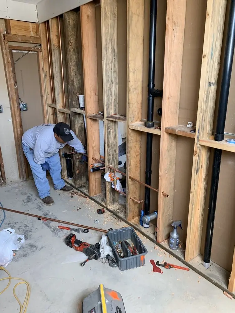 Commercial rough-in plumbing for Trenchless Sewer Repair in East Hauppauge